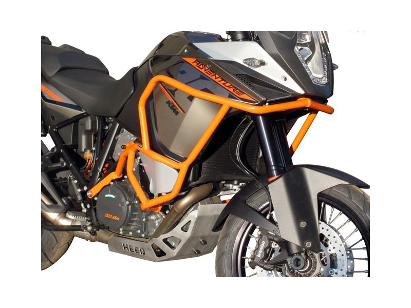 Bukócső KTM 1190/1050/1090 Adventure, narancssárga + táskák
