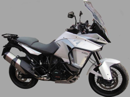 Bukócső KTM 1290 Super Adventure (2015-2016) fekete + táskák