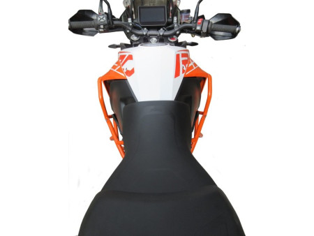 Bukócső KTM 1290 Super Adventure S (2017-2020), narancssárga + táskák