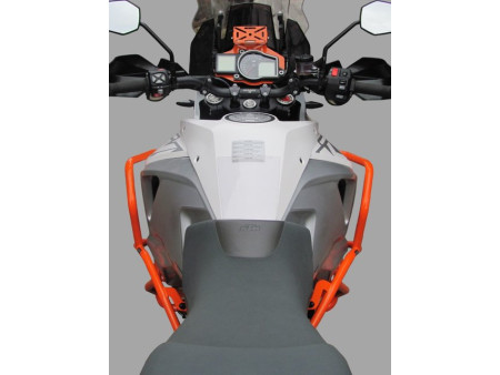 Bukócső KTM 1290 Super Adventure T (2017-2018) narancssárga + táskák