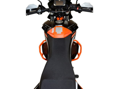 Bukócső KTM 890 Adventure / 890 Adventure R / 790 Adventure / 790 Adventure R (2019-2022), alsó, narancssárga