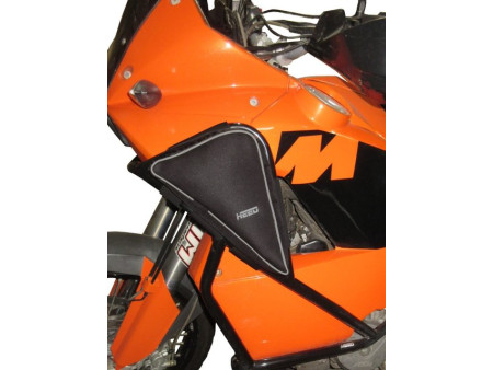 Bukócső + táskák KTM 950 Adventure (2002-2006), narancssárga