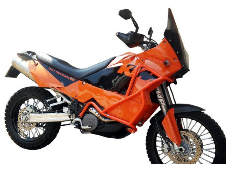 Bukócső + táskák KTM 950 Adventure (2002-2006), narancssárga
