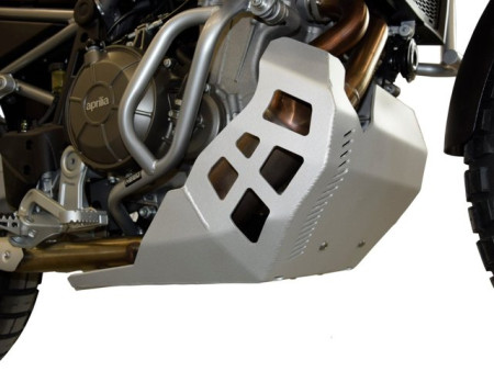 Motorvédő Aprilia Tuareg 660, nyers alumínium