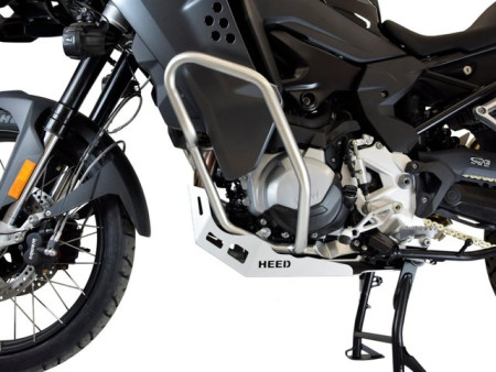 Motorvédő BMW F 850 GS Adventure (2018-2023) / F 900 GS Adventure, nyers alumínium