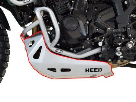 Motorvédő Benelli TRK 702 / 702X, acél ezüst