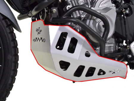 Motorvédő CFMOTO 450 MT, acél ezüst