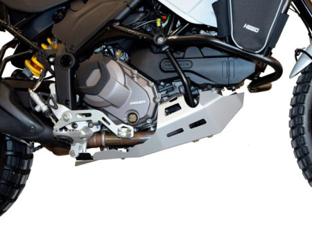 Motorvédő Ducati DesertX, acél ezüst