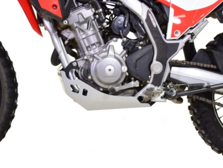 Motorvédő Honda CRF 300L, PRO, acél ezüst
