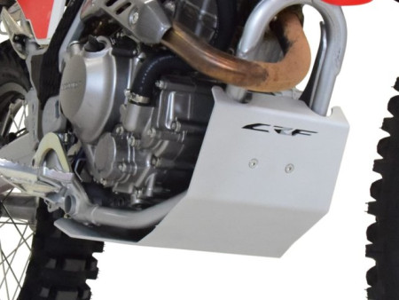 Motorvédő Honda CRF 300L, nyers alumínium