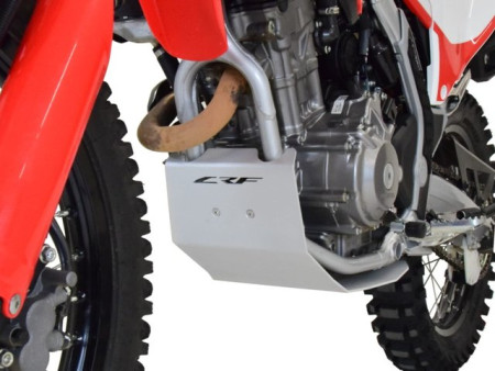 Motorvédő Honda CRF 300L, nyers alumínium