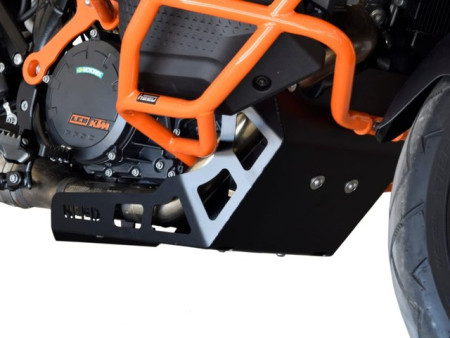 Motorvédő KTM 1290 Super Adventure S / R (2021-2025), Alumínium fekete