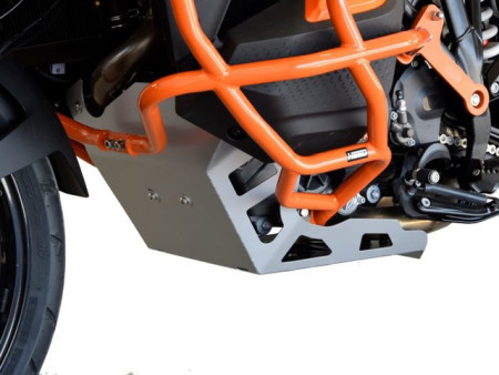 Motorvédő KTM 1290 Super Adventure S / R (2021-2025), acél ezüst