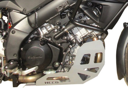 Motorvédő Suzuki DL 1000 V-strom (2017-2019), nyers alumínium