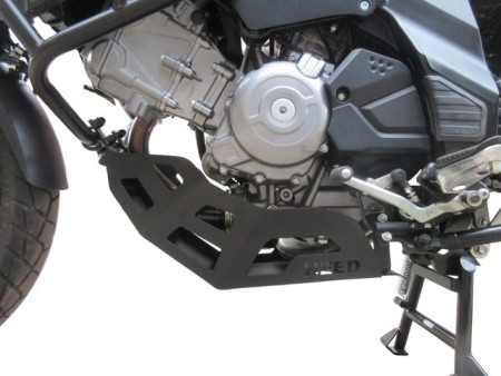 Motorvédő Suzuki DL 650 V-Strom (2017-2025), fekete Alumínium