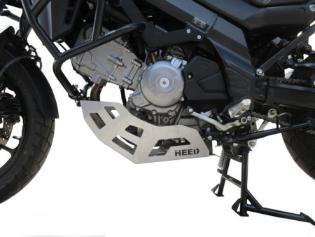 Motorvédő Suzuki DL 650 V-Strom (2017-2025), nyers alumínium