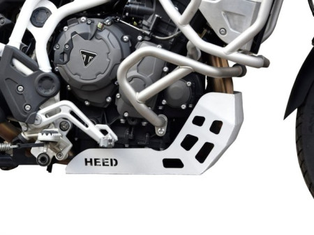 Motorvédő Triumph Tiger 850, nyers alumínium
