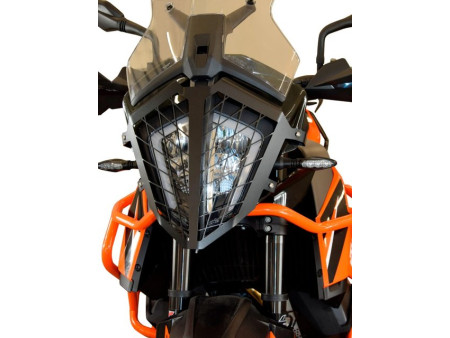 Lámpavédő KTM 890 Adventure / 890 Adventure R / 790 Adventure / 790 Adventure R (2019-2022), fekete