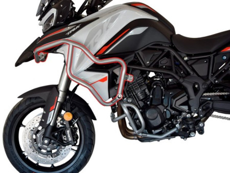 Bukócső bal oldala Benelli TRK 702 / 702X, felső, ezüst
