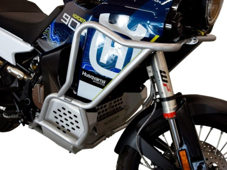Bukócső jobb oldala Husqvarna Norden 901 Expedition, Bunker, ezüst