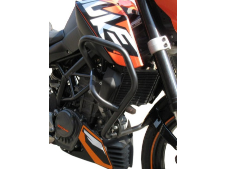 Bukócső jobb oldala KTM 125 DUKE (2011-2016), fekete