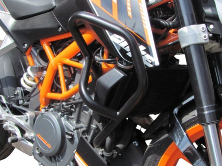 Bukócső jobb oldala KTM 390 DUKE (2013-2016), fekete