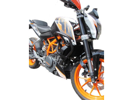 Bukócső jobb oldala KTM 390 DUKE (2013-2016), fekete