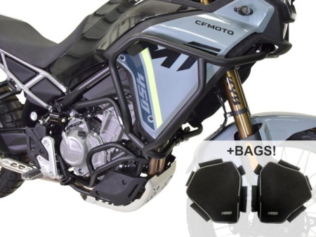 Bukócső szett CFMOTO 450 MT, felső és alsó + táskák