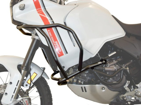 Felső bukócső Ducati DesertX, fekete + táskák