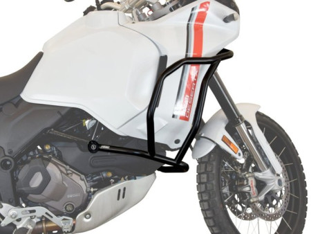 Felső bukócső Ducati DesertX, fekete + táskák