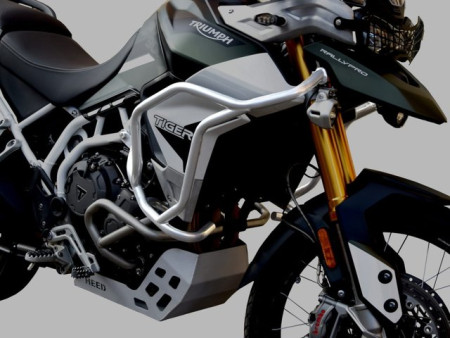Felső bukócső Triumph Tiger 900 GT / Rally (2020-2023), ezüst + táskák