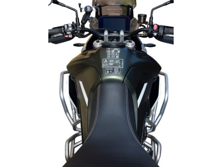 Felső bukócső Triumph Tiger 900 GT / Rally (2020-2023), ezüst + táskák
