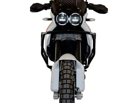 Felső bukócső + water pump protection Ducati DesertX, fekete